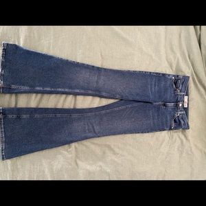 Topshop flare leg jeans